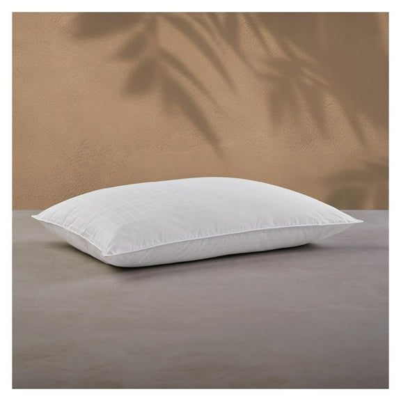 Sobella Bed Pillow for Sleeping | Thin & Medium | Side Sleeper for Adults | 300TC 100% Cotton Case | Soft, Machine Washable, Hotel Quality (King Medium)