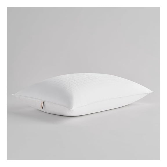 Sobella Hotel Pillow Standard Size for Side - 300TC 100% Cotton Cover with Gel Fiber Fill for Consistent Neck Support, Hotel and Resort Quality, Machine Washable, 20x26