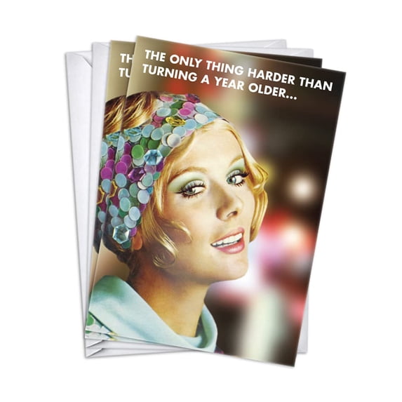 Sober Funny Women's Birthday Cards | 1 Pack Single (5x7)