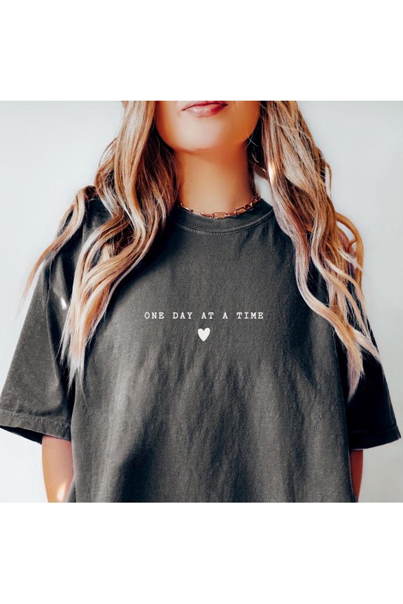 Sober Mom One Day Time T-Shirt All Size S-3XL