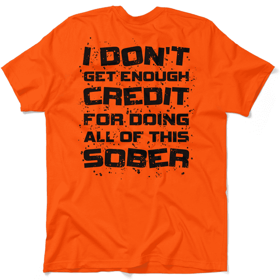 Sober - Safety Orange T-Shirt