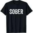 thumbnail image 1 of Sober Sobriety Anniversary AA NA Recovery T-Shirt, 1 of 4
