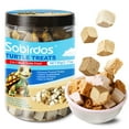 thumbnail image 1 of Sobirdos Turtle Treats,3 in 1 Meat Turtle Food,Made with Fresh Meat,Chicken&Duck&Fish Freeze-Dried,Enriched Protein & Vitamins(90g/3.17oz), 1 of 8