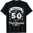 thumbnail image 1 of Sobreviví 50 Años de Matrimonio Aniversario de Boda Pareja T-Shirt, 1 of 3