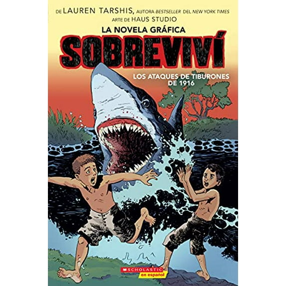 Pre-Owned Sobreviví Los Ataques de Tiburones de 1916 (Graphix) (I Survived the Shark Attacks of 1916) (Paperback) 1338715550 9781338715552