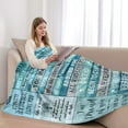 thumbnail image 1 of Sobriety Gifts Blanket Lightweight Travel Soft Flannel Throw Blanket Living Room Bedroom Sofa Decoration 40"X50", 1 of 5