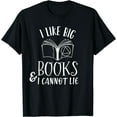 thumbnail image 1 of Sobriety Gifts For Women I Like Big Books I Cannot Lie AA T-Shirt, 1 of 4