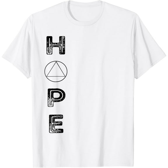 Sobriety Hope Sober Recover AA Supporter Abstinence T-Shirt mens t shirt，white，women，funny，misfits，men，journey