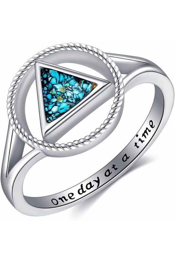 Sobriety Rings 925 Sterling Silver Sobriety Present For Women Karma Ring Present Jewelry For Women