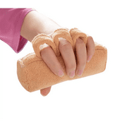 Sobynse Finger Contracture Cushion, Palm Grip & Comfortable Finger Aid for Patient Rehab (Light tan)