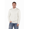 thumbnail image 1 of Socal Look Men's Sweater Crew Neck Long Sleeve Acrylic Pullover White, 2XL, 1 of 7