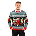 thumbnail image 1 of Socal Look Men's Ugly Christmas Sweater, Long Sleeve Crew Neck Acrylic Holiday Pullover, XL, 1 of 14