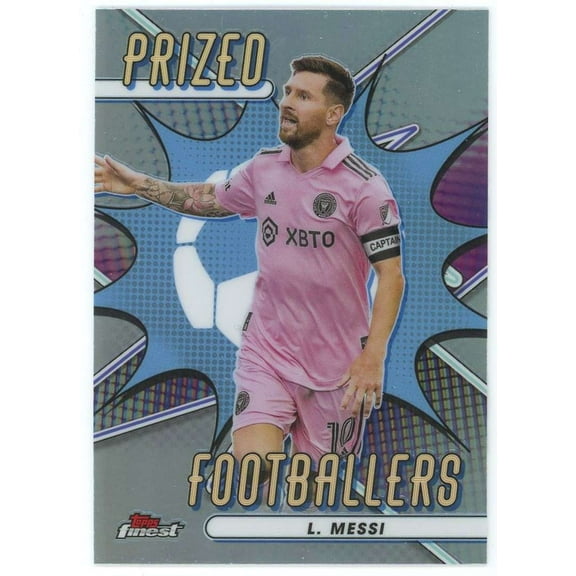 Soccer 2023 Topps Finest Prized Footballers Lionel Messi PF-17