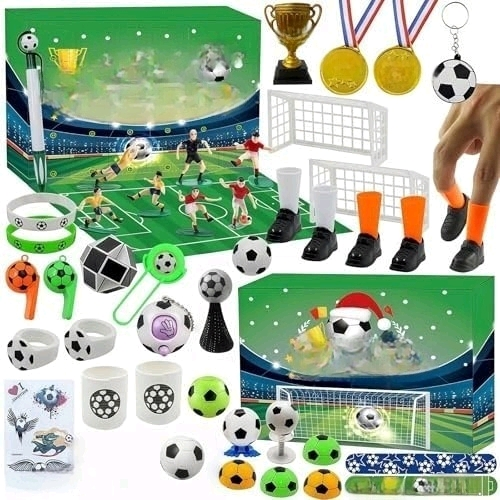 Soccer Advent Calendar 2025-24 Day Countdown Calendar with Unique Surprise Christmas Gifts for Teen Boys, Kids & Soccer Fans$$Home Decor, Kitchen, & Other