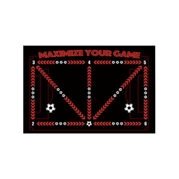 Soccer Agility Training Mat, Non-Slip (Diatomaceous Earth) Indoor Soundproof Fitness Mat, Exercise (Ball Control) Footwork Pad For Gym Sports & Home Workouts