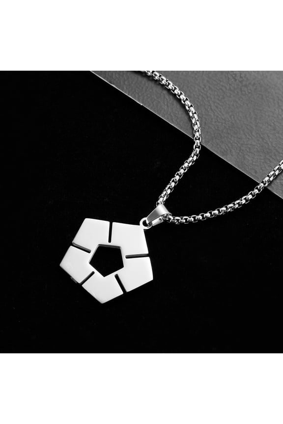 Soccer Anime Blue Lock Pendant Chain Cosplay Jewelry Accessory Necklace - Silver