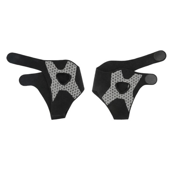 Soccer Ankle Guards, Ankle Straps, Adjustable Straps, Volleyball Ankle Braces, Active Ankle Brace, Neoprene Blend, Black, Joint Stabilization, Field Training, 2 Pc