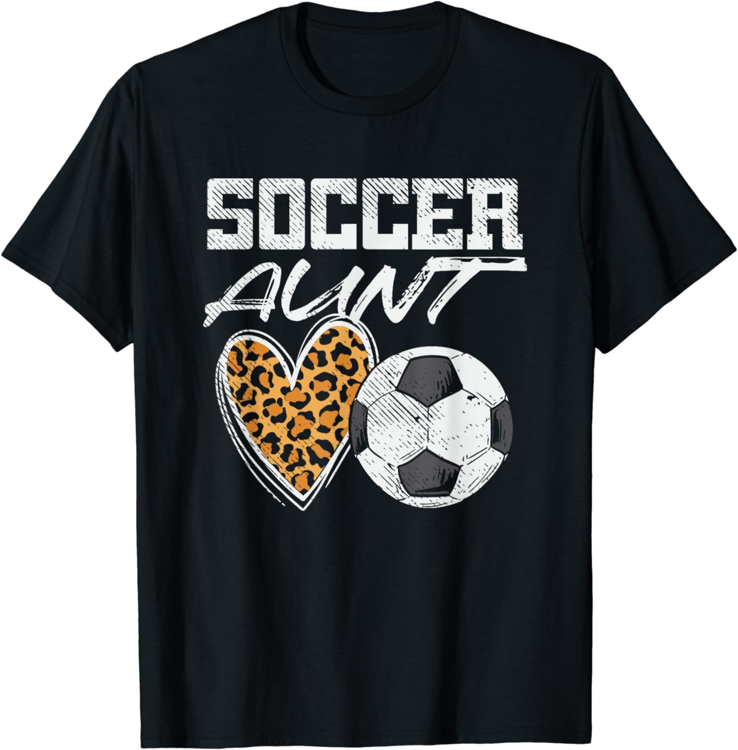 Soccer Aunt Proud Aunty Funny Cheerleader Aunt TShirt