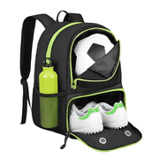 Soccer Backpack,Soccer Bag with Ball Holder, Water resistant Sport Equipment Bags Fit Basketball Volleyball Football