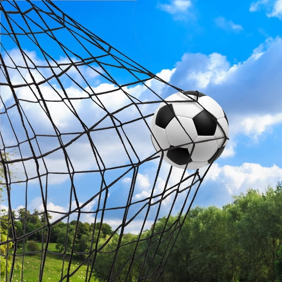 Soccer Backstop Net, High Impact Barrier Net, Nylon Practice Sports Netting 10x20ft/10x30ft/10x40ft (Installation Rope Included)