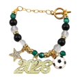 thumbnail image 1 of Soccer Baded Bracelet 2026 for Women Men, Football Charm Jewelry with USA Mexico Canada Theme, Game Day Accessory, Adjustable Fan Bracelet Gift, 1 of 3