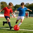 thumbnail image 1 of Soccer Ball,2 Number Soft Number & Symbol Printed Soccer Balls for Early Education Play,Backyard Play,Outdoor Activities,Red, 1 of 7