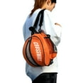thumbnail image 1 of Soccer Ball Basketball Bag Football Volleyball Softball Sports Ball Storage Bag Holder Carrier with Adjustable Shoulder Strap 2 Side Mesh Pockets, 1 of 3