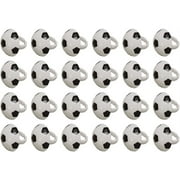 Soccer Ball Cupcake Ring Toppers, by DecoPac (24 Count)