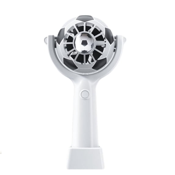 Soccer Ball Design Handheld Fan, Portable USB Rechargeable Mini Fan ...