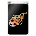 thumbnail image 1 of Soccer Ball Football Cartoon Flames Home Business Office Sign, 1 of 3
