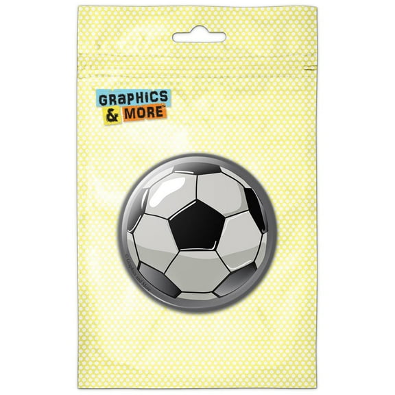 Soccer Ball Futbol Sport Refrigerator Button Magnet