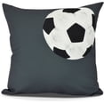 thumbnail image 1 of Soccer Ball Geometric Print Pillow, 1 of 2