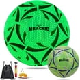 thumbnail image 1 of Soccer Ball, Glow in The Dark Soccer Ball Size 3 / 4 / 5, MILA CHIC Glowing Luminious Soccer Balls Gifts for Boys, Girls, Men, Women Indoor-Outdoor Soccer Training (with Pump), 1 of 7