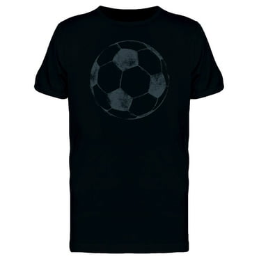 Soccer Ball Grunge Textures T-Shirt Men -Image by Shutterstock, Male 3X-Large