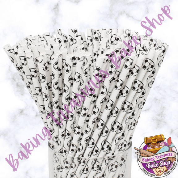 Soccer Ball Paper Straws*