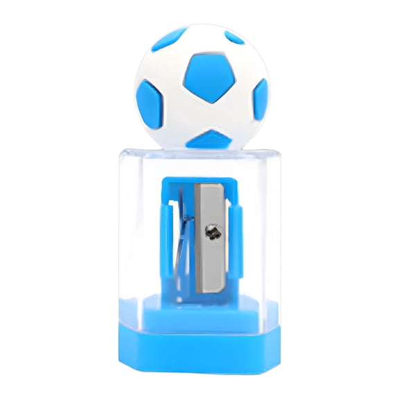 Soccer Ball Pencil Sharpener, Mini Compact Portable Desktop Ornament, Creative Pencil Sharpener