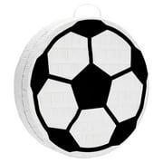 Soccer Ball Pinata for Sports Themed Birthday Party Decorations, Small (12.6 x 3.0 x 12.6 In)