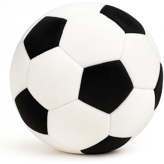 Soccer Ball Plush Stuffed Toy 8 Inches