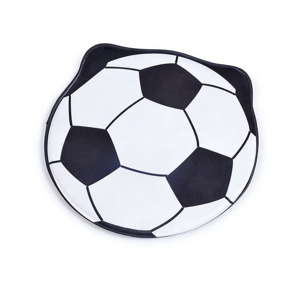 Soccer Ball Shape Ice Silk Seat Cushion 40Cm Cooling Gel Mat For Car Office Home Stadium Chair Pad 15.8 Inch