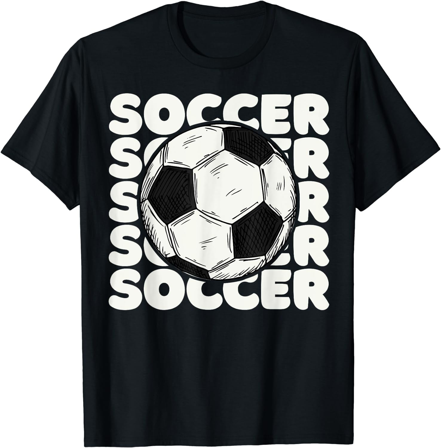 Soccer Ball Shirts for Men, Vintage Soccer T-Shirt - Walmart.com