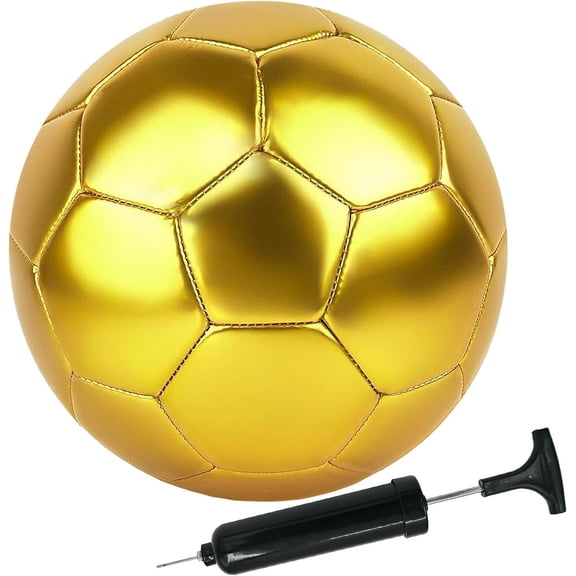 Soccer Ball Size 3 Yellow Golden