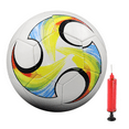 thumbnail image 1 of Soccer Ball Size 4 Soft PU for Practice Training Gift Boys Girls Kid Come with Pump and Needle, 1 of 10