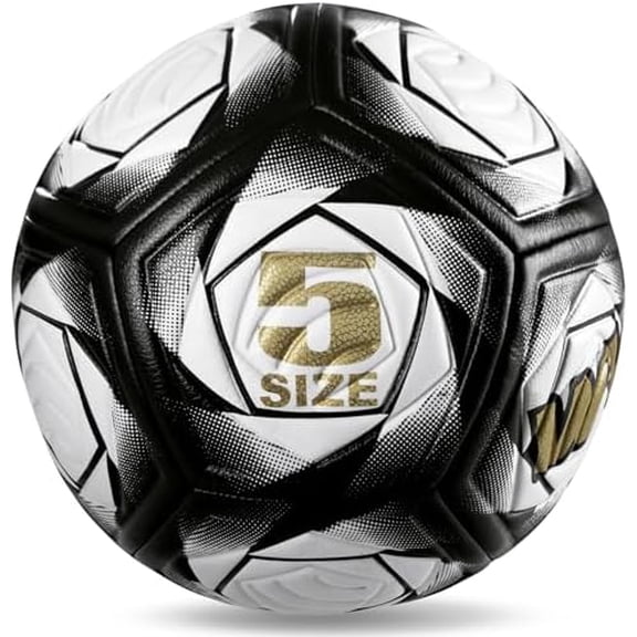 Soccer Ball Size 5, Matches and Training Soccer Ball, 3.5mm Thickened Pu, Suitable for Indoor or Grassland Beach and Muddy Ground, Adaptable All-Weather for Teenagers$$Sport & Recreation Other