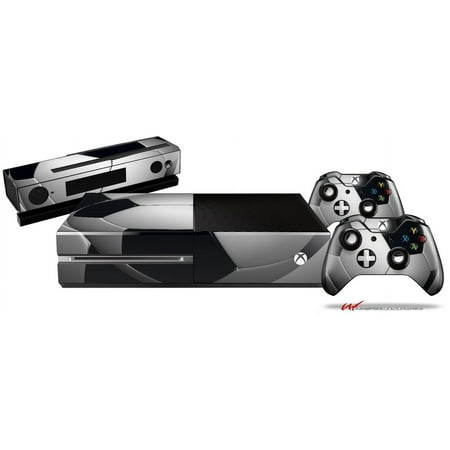 Soccer Ball - Skin Bundle Decal Style Skin fits XBOX One Console Original, Kinect and 2 Controllers (XBOX SYSTEM NOT INCLUDED)