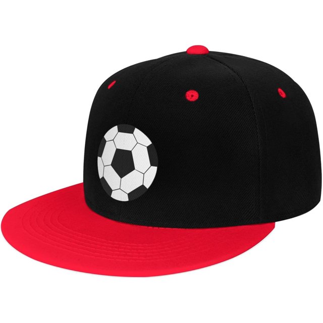 Soccer Ball Snap Back Hat Child Fashion Hip Hop Style Contrast Color