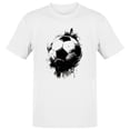 thumbnail image 1 of Soccer Ball Splash Men's White T-shirt, 1 of 3