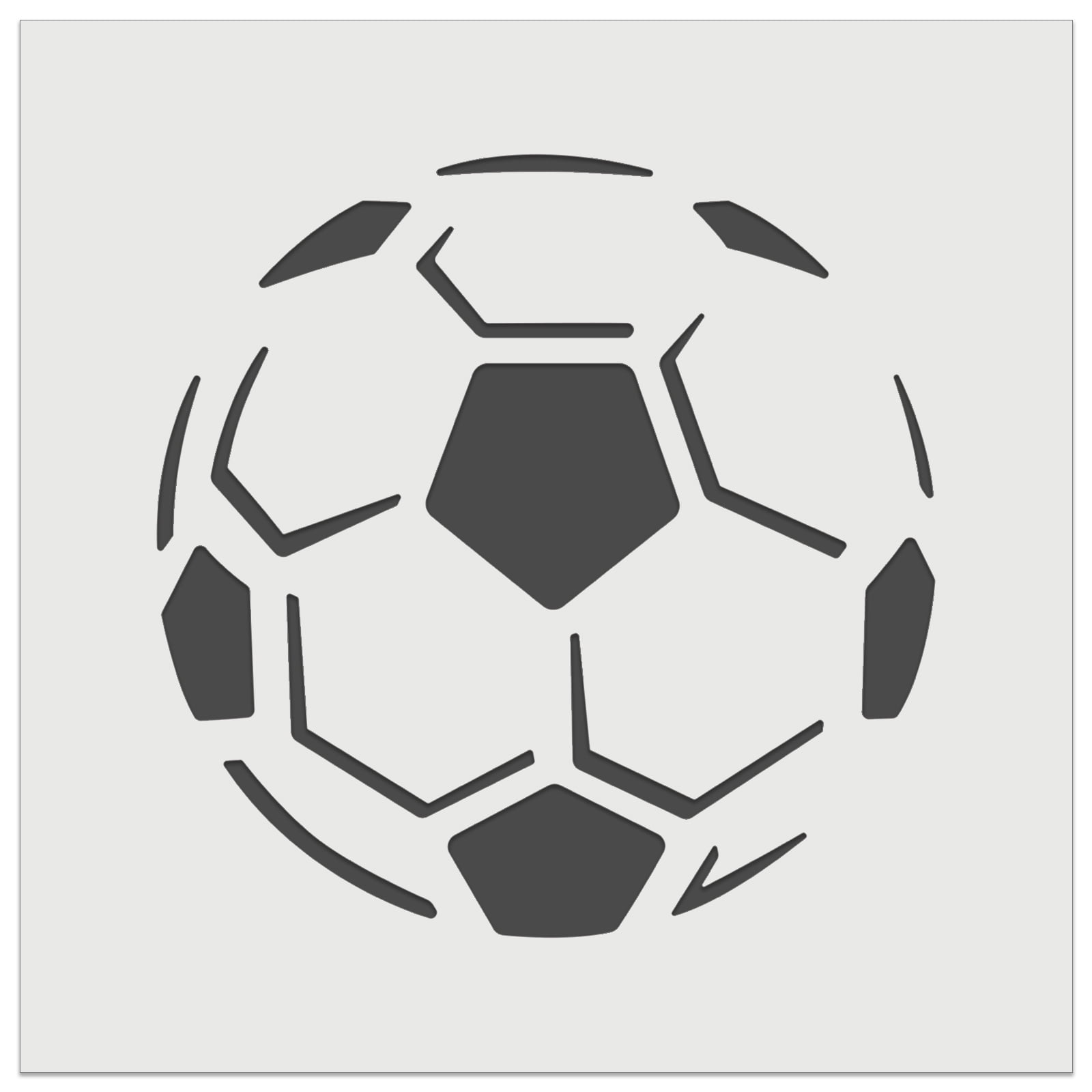 Soccer Ball Sports DIY Cookie Wall Craft Stencil - 7.0 Inch - Walmart.com soccer-ball-sports-diy-cookie-wall-craft-stencil-7-0-inch-walmart-com