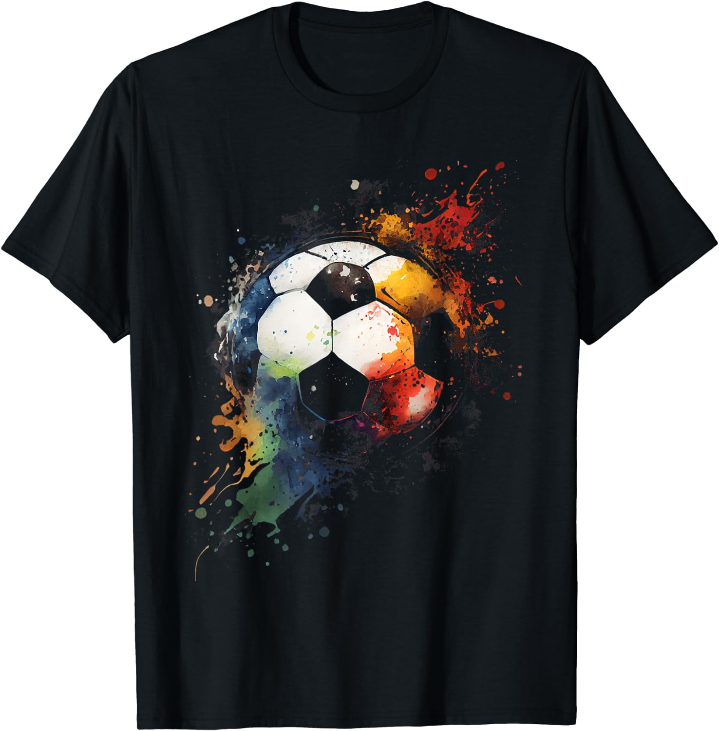Soccer Ball Sports Vintage Soccer Graphic for Men Boys T-Shirt ...