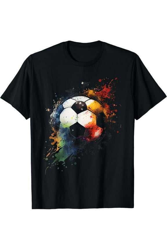 Soccer Ball Sports Vintage Soccer Graphic for Men Boys T-Shirt
