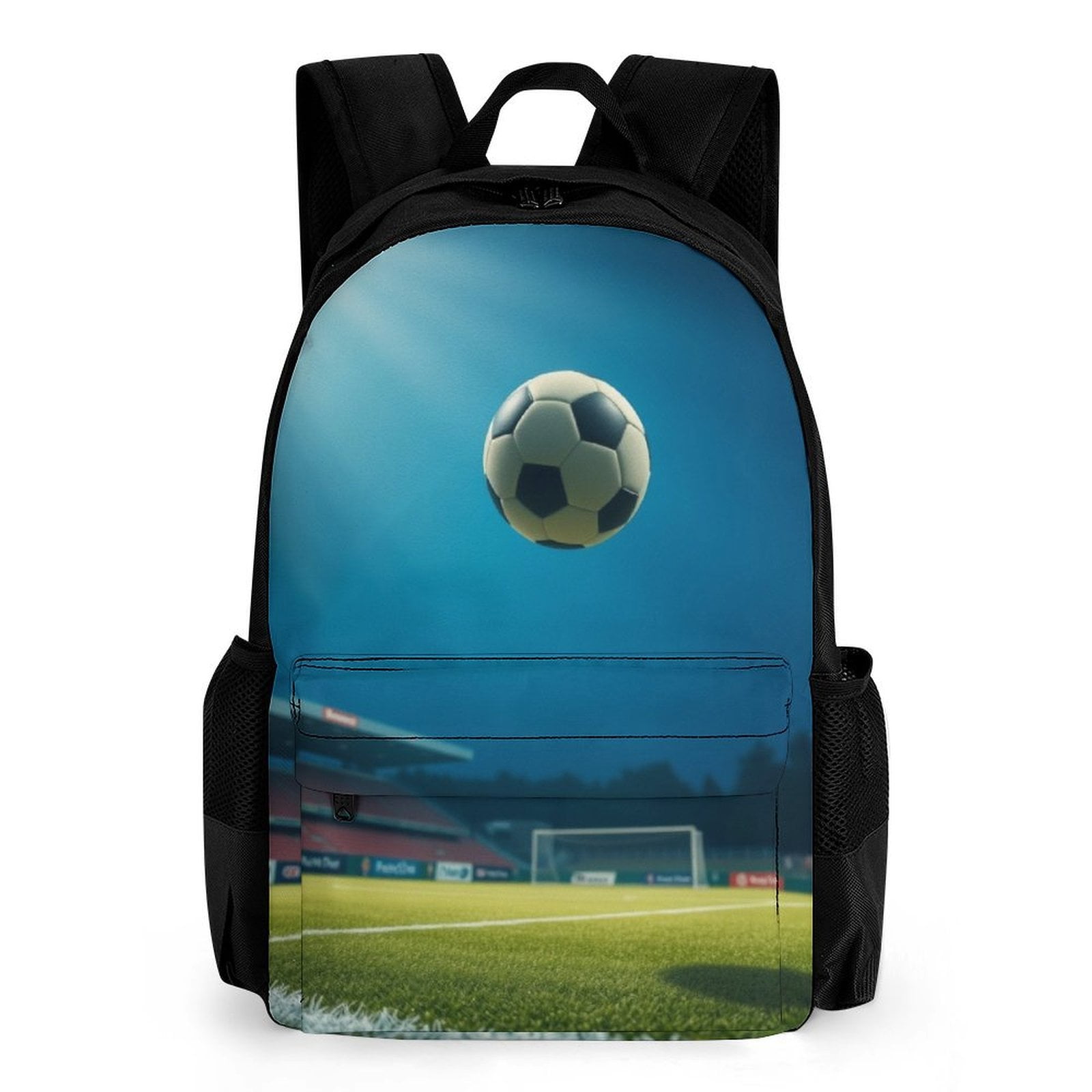Soccer Ball Stadium Night Backpacks for Women Men Bookbags Large ...
